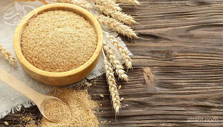  سبوس گندم برای درمان یبوست